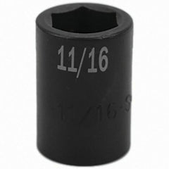 SK - Impact Socket - 1/2"DR 11/16" IMPACT SOCKET - Benchmark Tooling