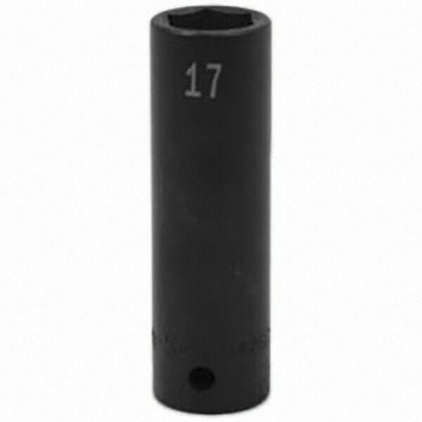 SK - Impact Socket - 1/2"DR 17MM DEEP IMPACT SOCKET - Benchmark Tooling