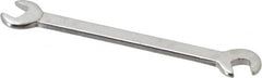Proto - 15/64" x 13/64" Standard Ignition Open End Wrench - 3" OAL, Double End, Satin Finish, 15° & 60° Head Angle - Benchmark Tooling