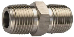 Ham-Let - 3/4" Internal Brass Hex Nipple - 3600 PSI, MNPT x MNPT - Benchmark Tooling