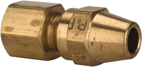 Parker - 1/2" OD, Brass Female Connector - 400 Max Working psi, -65 to 250°F, Comp x FNPT Ends - Benchmark Tooling