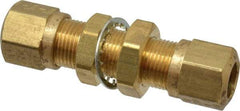 Parker - 3/8" OD, Brass Union - 150 Max Working psi, -40 to 200°F, Comp x Comp Ends - Benchmark Tooling
