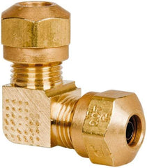 Parker - 5/8" OD, Brass Union Elbow - 150 Max Working psi, -40 to 200°F, Comp x Comp Ends - Benchmark Tooling