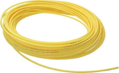 Coilhose Pneumatics - 3/32" ID x 5/32" OD, 0.32" Wall Thickness, 100' Long, Nylon 11 Tube - Yellow, 150 Max psi - Benchmark Tooling