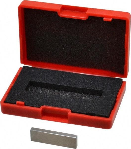 SPI - 0.125" Rectangular Steel Gage Block - Accuracy Grade AS-1, Includes NIST Traceability Certification - Benchmark Tooling