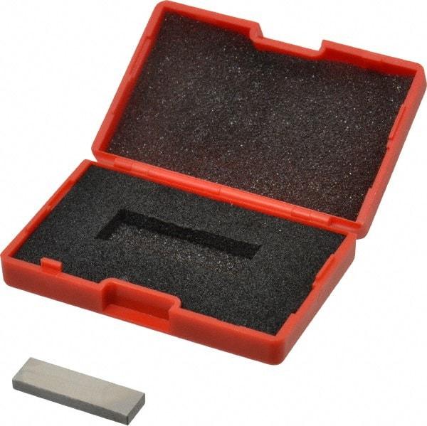 SPI - 0.128" Rectangular Steel Gage Block - Accuracy Grade AS-1, Includes NIST Traceability Certification - Benchmark Tooling