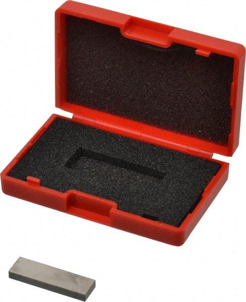 SPI - 0.139" Rectangular Steel Gage Block - Accuracy Grade AS-1, Includes NIST Traceability Certification - Benchmark Tooling