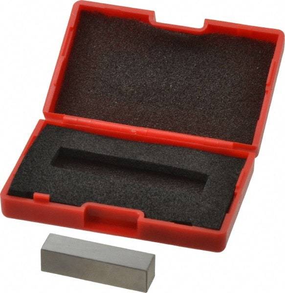 SPI - 0.35" Rectangular Steel Gage Block - Accuracy Grade AS-1, Includes NIST Traceability Certification - Benchmark Tooling