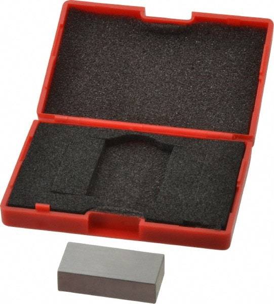 SPI - 0.65" Rectangular Steel Gage Block - Accuracy Grade AS-1, Includes NIST Traceability Certification - Benchmark Tooling