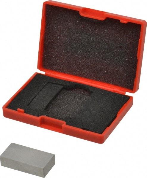 SPI - 0.7" Rectangular Steel Gage Block - Accuracy Grade AS-1, Includes NIST Traceability Certification - Benchmark Tooling