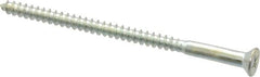Value Collection - #9, 3" OAL, Phillips Drive, Flat Head Wood Screw - ASME B18.6.1, Zinc Plated Steel, Grade 2 - Benchmark Tooling