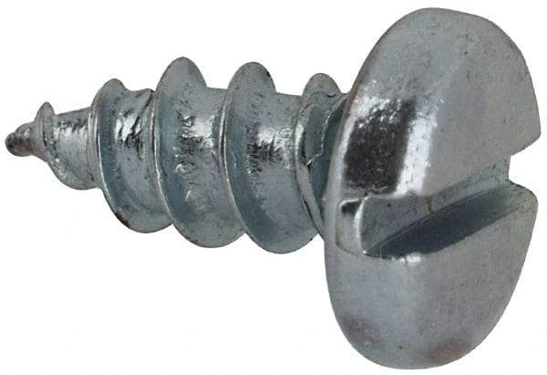 Value Collection - #8 Pan Head Slotted Sheet Metal Screw - Steel, 3/8" Length Under Head, Grade 2 - Benchmark Tooling
