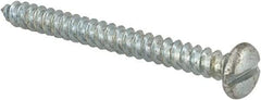 Value Collection - #8 Pan Head Slotted Sheet Metal Screw - Steel, 1-3/4" Length Under Head, Grade 2 - Benchmark Tooling