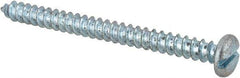Value Collection - #8 Pan Head Slotted Sheet Metal Screw - Steel, 2" Length Under Head, Grade 2 - Benchmark Tooling