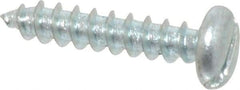 Value Collection - #10 Pan Head Slotted Sheet Metal Screw - Steel, 1" Length Under Head, Grade 2 - Benchmark Tooling
