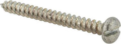 Value Collection - #10 Pan Head Slotted Sheet Metal Screw - Steel, 2" Length Under Head, Grade 2 - Benchmark Tooling
