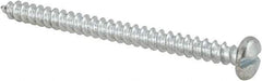 Value Collection - #10 Pan Head Slotted Sheet Metal Screw - Steel, 2-1/2" Length Under Head, Grade 2 - Benchmark Tooling