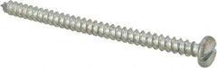 Value Collection - #10 Pan Head Slotted Sheet Metal Screw - Steel, 3" Length Under Head, Grade 2 - Benchmark Tooling