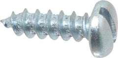 Value Collection - #12 Pan Head Slotted Sheet Metal Screw - Steel, 3/4" Length Under Head, Grade 2 - Benchmark Tooling