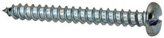Value Collection - #12 Pan Head Slotted Sheet Metal Screw - Steel, 2" Length Under Head, Grade 2 - Benchmark Tooling