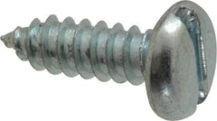 Value Collection - #14 Pan Head Slotted Sheet Metal Screw - Steel, 3/4" Length Under Head, Grade 2 - Benchmark Tooling