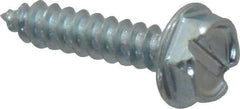 Value Collection - #6 Hex Washer Head Slotted Sheet Metal Screw - Steel, 5/8" Length Under Head, Grade 2 - Benchmark Tooling