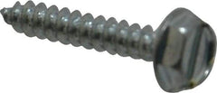 Value Collection - #6 Hex Washer Head Slotted Sheet Metal Screw - Steel, 3/4" Length Under Head, Grade 2 - Benchmark Tooling