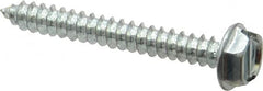 Value Collection - #10 Hex Washer Head Slotted Sheet Metal Screw - Steel, 1-1/2" Length Under Head, Grade 2 - Benchmark Tooling