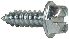 Value Collection - #14 Hex Washer Head Slotted Sheet Metal Screw - Steel, 3/4" Length Under Head, Grade 2 - Benchmark Tooling