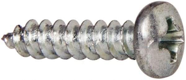 Value Collection - #6 Pan Head Phillips Sheet Metal Screw - Steel, 5/8" Length Under Head, Grade 2 - Benchmark Tooling