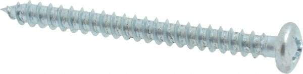 Value Collection - #6 Pan Head Phillips Sheet Metal Screw - Steel, 1-1/2" Length Under Head, Grade 2 - Benchmark Tooling