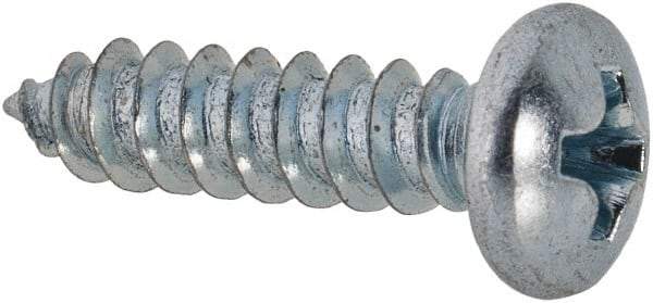 Value Collection - #7 Pan Head Phillips Sheet Metal Screw - Steel, 5/8" Length Under Head, Grade 2 - Benchmark Tooling