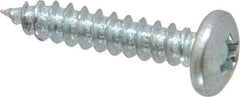 Value Collection - #7 Pan Head Phillips Sheet Metal Screw - Steel, 3/4" Length Under Head, Grade 2 - Benchmark Tooling