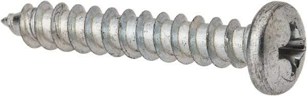 Value Collection - #7 Pan Head Phillips Sheet Metal Screw - Steel, 1" Length Under Head, Grade 2 - Benchmark Tooling