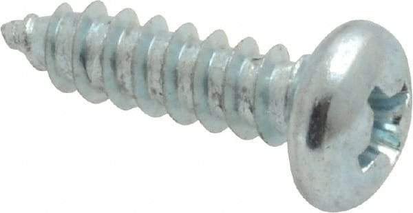Value Collection - #8 Pan Head Phillips Sheet Metal Screw - Steel, 5/8" Length Under Head, Grade 2 - Benchmark Tooling