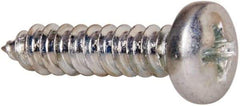 Value Collection - #8 Pan Head Phillips Sheet Metal Screw - Steel, 3/4" Length Under Head, Grade 2 - Benchmark Tooling