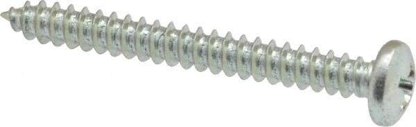 Value Collection - #8 Pan Head Phillips Sheet Metal Screw - Steel, 1-1/2" Length Under Head, Grade 2 - Benchmark Tooling