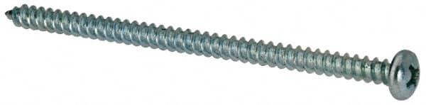 Value Collection - #8 Pan Head Phillips Sheet Metal Screw - Steel, 3" Length Under Head, Grade 2 - Benchmark Tooling
