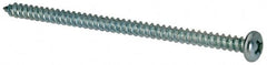Value Collection - #8 Pan Head Phillips Sheet Metal Screw - Steel, 3" Length Under Head, Grade 2 - Benchmark Tooling