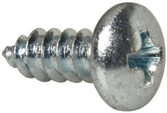 Value Collection - #10 Pan Head Phillips Sheet Metal Screw - Steel, 1/2" Length Under Head, Grade 2 - Benchmark Tooling
