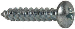 Value Collection - #10 Pan Head Phillips Sheet Metal Screw - Steel, 1" Length Under Head, Grade 2 - Benchmark Tooling