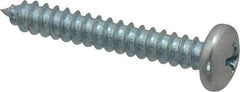 Value Collection - #10 Pan Head Phillips Sheet Metal Screw - Steel, 1-1/4" Length Under Head, Grade 2 - Benchmark Tooling
