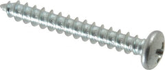 Value Collection - #10 Pan Head Phillips Sheet Metal Screw - Steel, 1-1/2" Length Under Head, Grade 2 - Benchmark Tooling