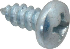 Value Collection - #12 Pan Head Phillips Sheet Metal Screw - Steel, 1/2" Length Under Head, Grade 2 - Benchmark Tooling