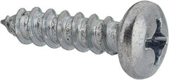 Value Collection - #12 Pan Head Phillips Sheet Metal Screw - Steel, 7/8" Length Under Head, Grade 2 - Benchmark Tooling