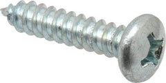 Value Collection - #12 Pan Head Phillips Sheet Metal Screw - Steel, 1" Length Under Head, Grade 2 - Benchmark Tooling
