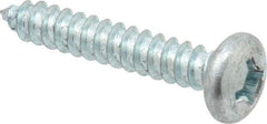 Value Collection - #12 Pan Head Phillips Sheet Metal Screw - Steel, 1-1/4" Length Under Head, Grade 2 - Benchmark Tooling