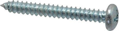 Value Collection - #12 Pan Head Phillips Sheet Metal Screw - Steel, 1-3/4" Length Under Head, Grade 2 - Benchmark Tooling
