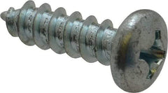 Value Collection - #14 Pan Head Phillips Sheet Metal Screw - Steel, 7/8" Length Under Head, Grade 2 - Benchmark Tooling