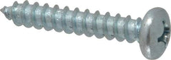 Value Collection - #14 Pan Head Phillips Sheet Metal Screw - Steel, 1-1/2" Length Under Head, Grade 2 - Benchmark Tooling
